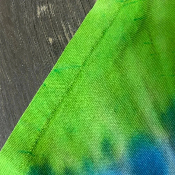 Vintage Joe Boxer Tie Dye Single Stitch Smiley Face T shirt - Picture 5 of 9